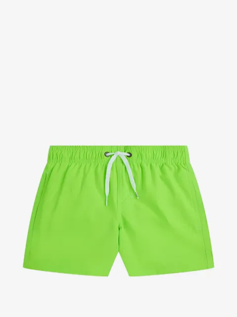 Sundek rainbow-stripe drawstring swim shorts