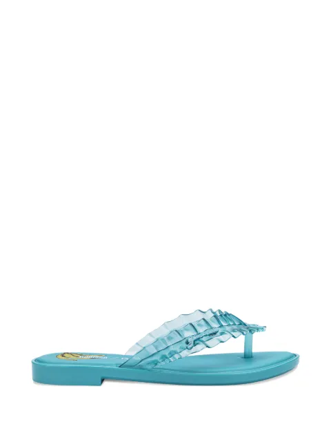 Melissa x Ganni ruffled flip-flops