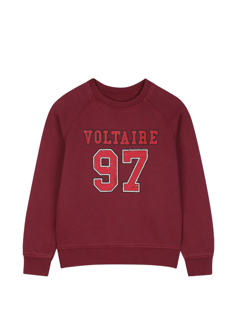 Zadig & Voltaire Kids Felpa con stampa - Rosso