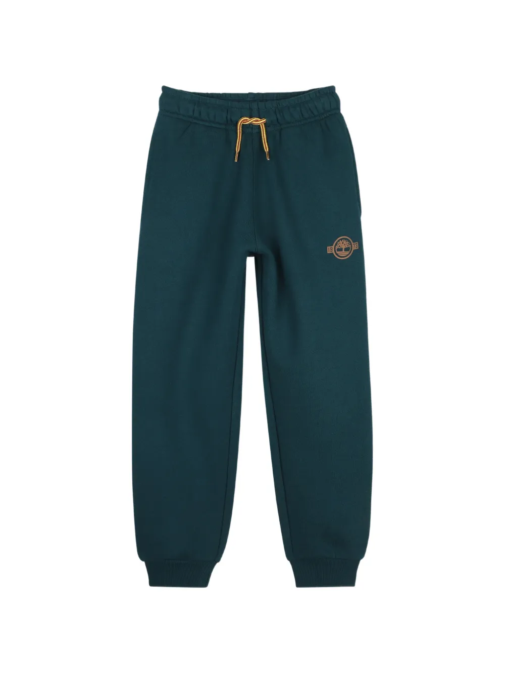 Timberland Kids Pantaloni sportivi con coulisse e stampa logo - Verde