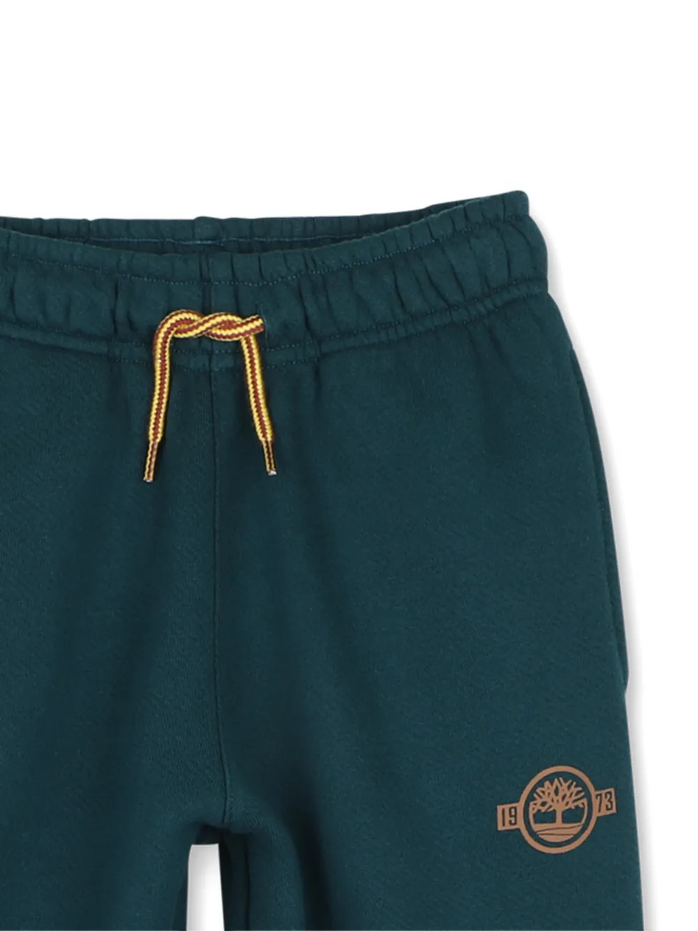 Timberland Kids Trainingsbroek met logoprint en trekkoord Groen