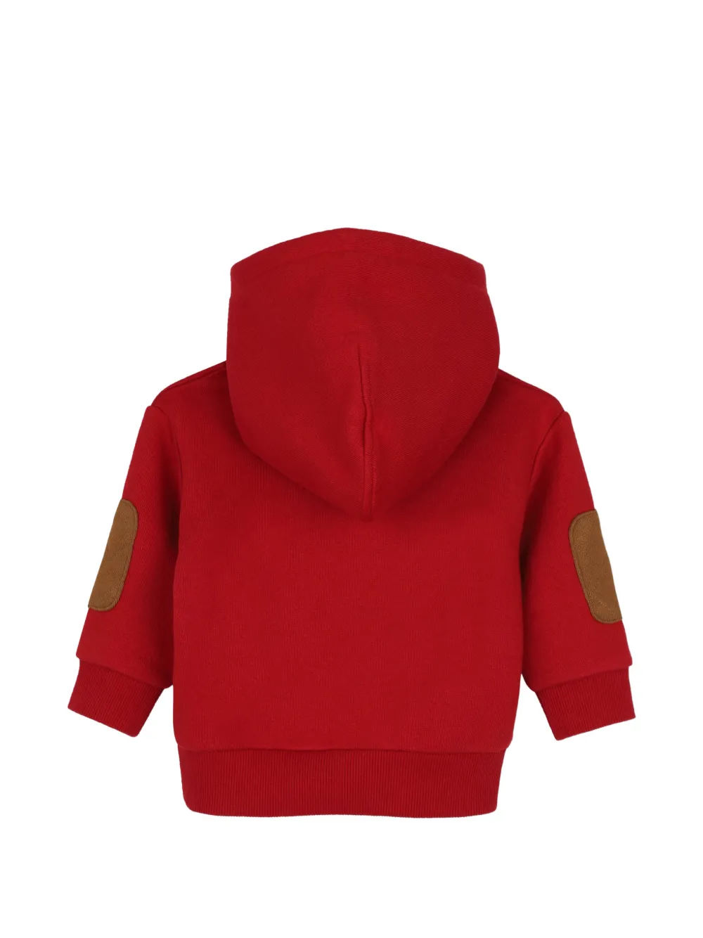 Timberland Kids Hoodie met elleboog-patch en logo-print Rood