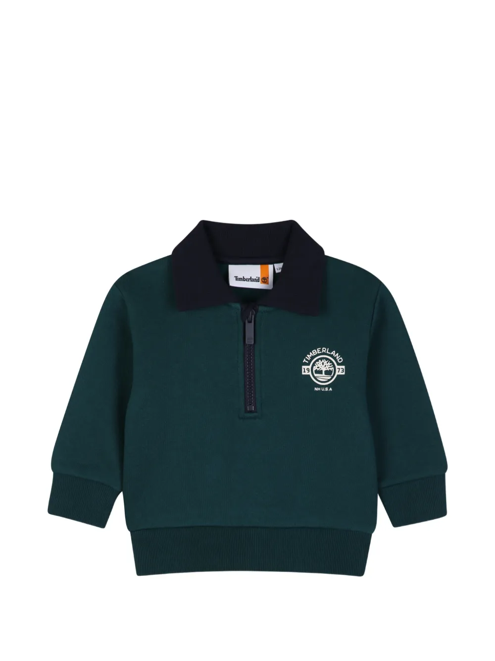 Timberland Kids Trainingsshorts met logo-print Groen