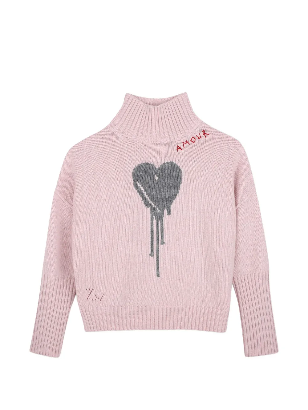 Zadig & Voltaire Kids Maglione a collo alto - Rosa