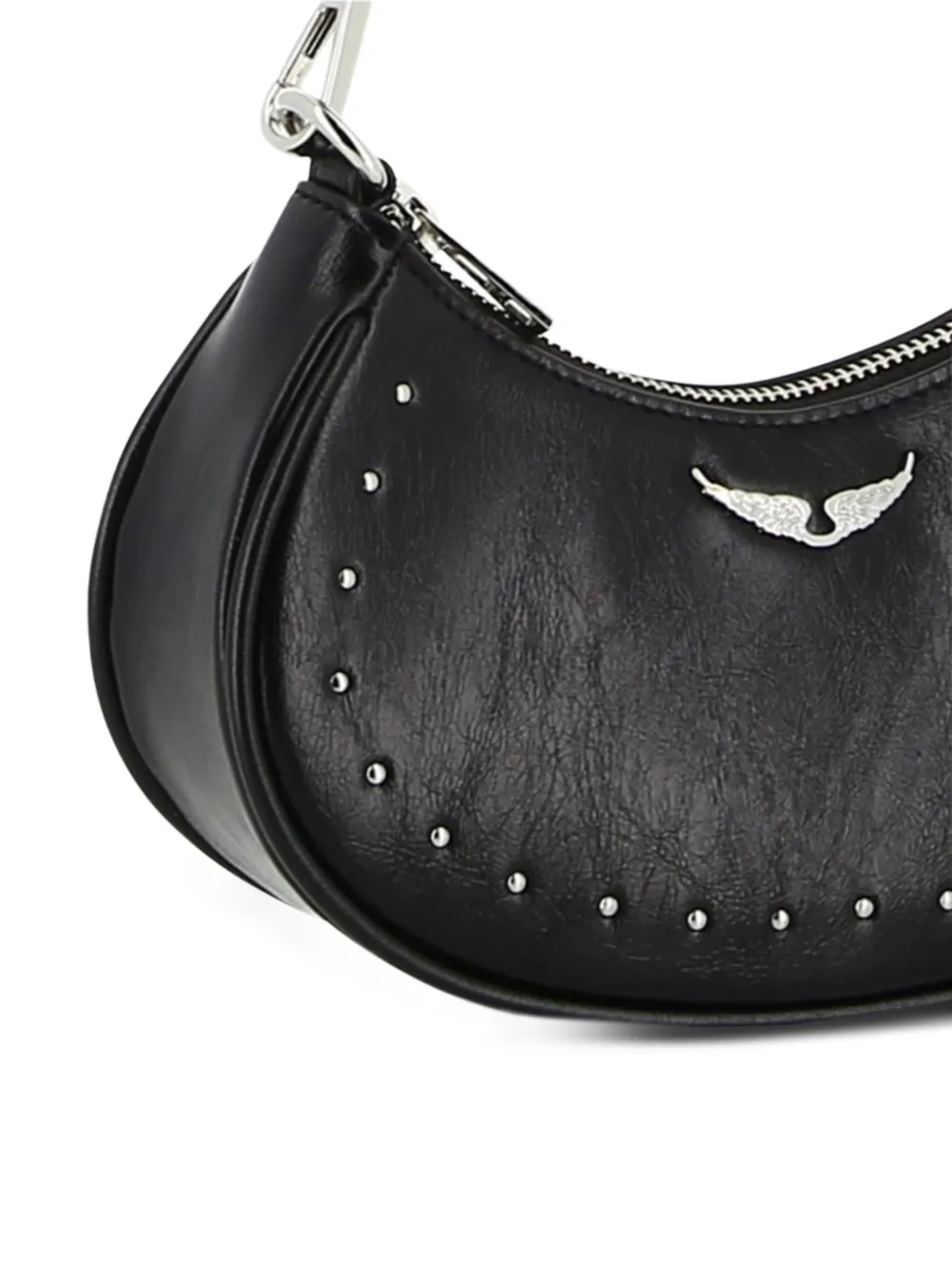 Zadig & Voltaire Kids Le Cecilia schoudertas met studs Zwart