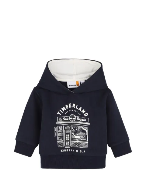 Timberland Kids graphic-print hoodie