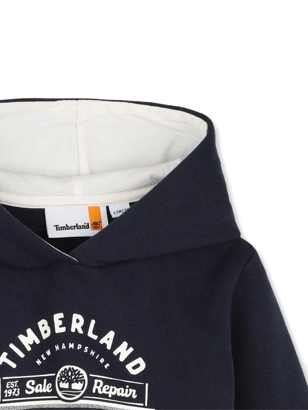Timberland Kids Hoodie met print Blauw