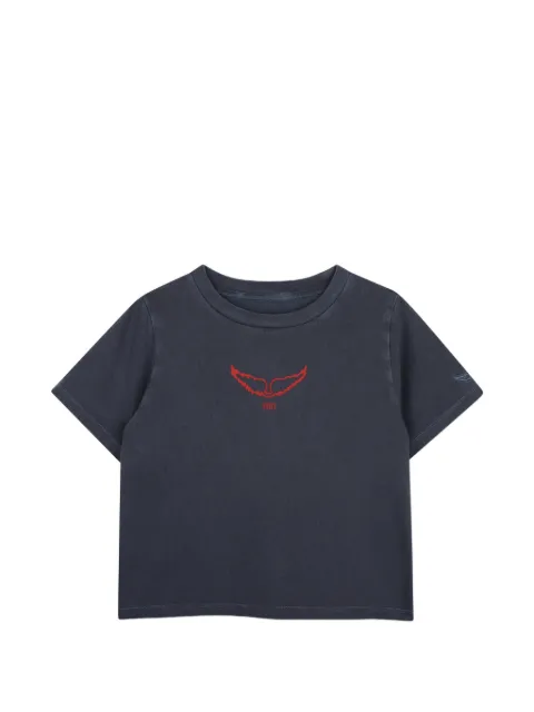 Zadig & Voltaire Kids logo-print short-sleeved T-shirt