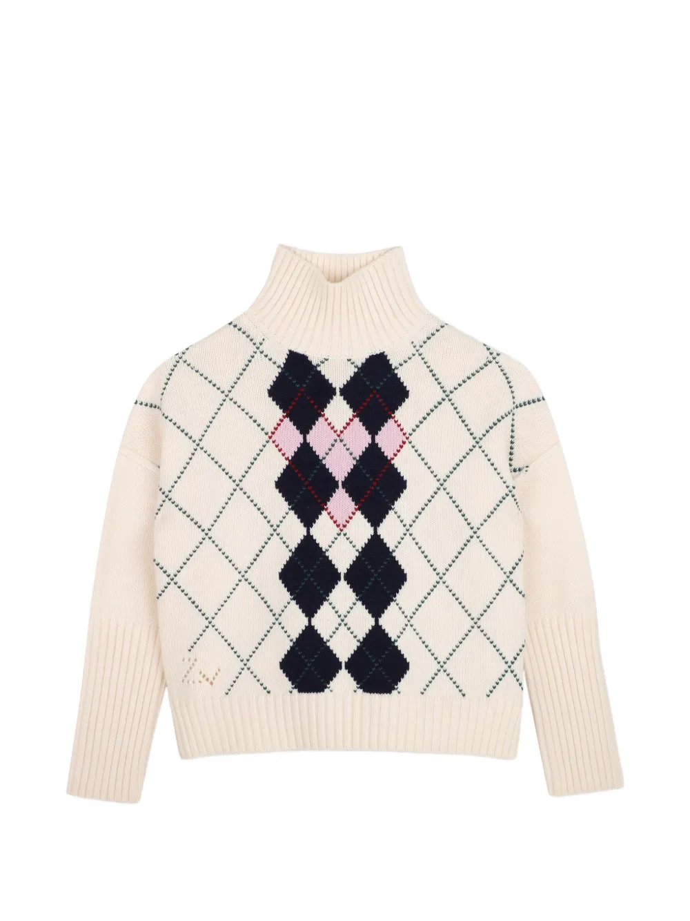 Zadig & Voltaire Kids Maglione a rombi - Toni neutri