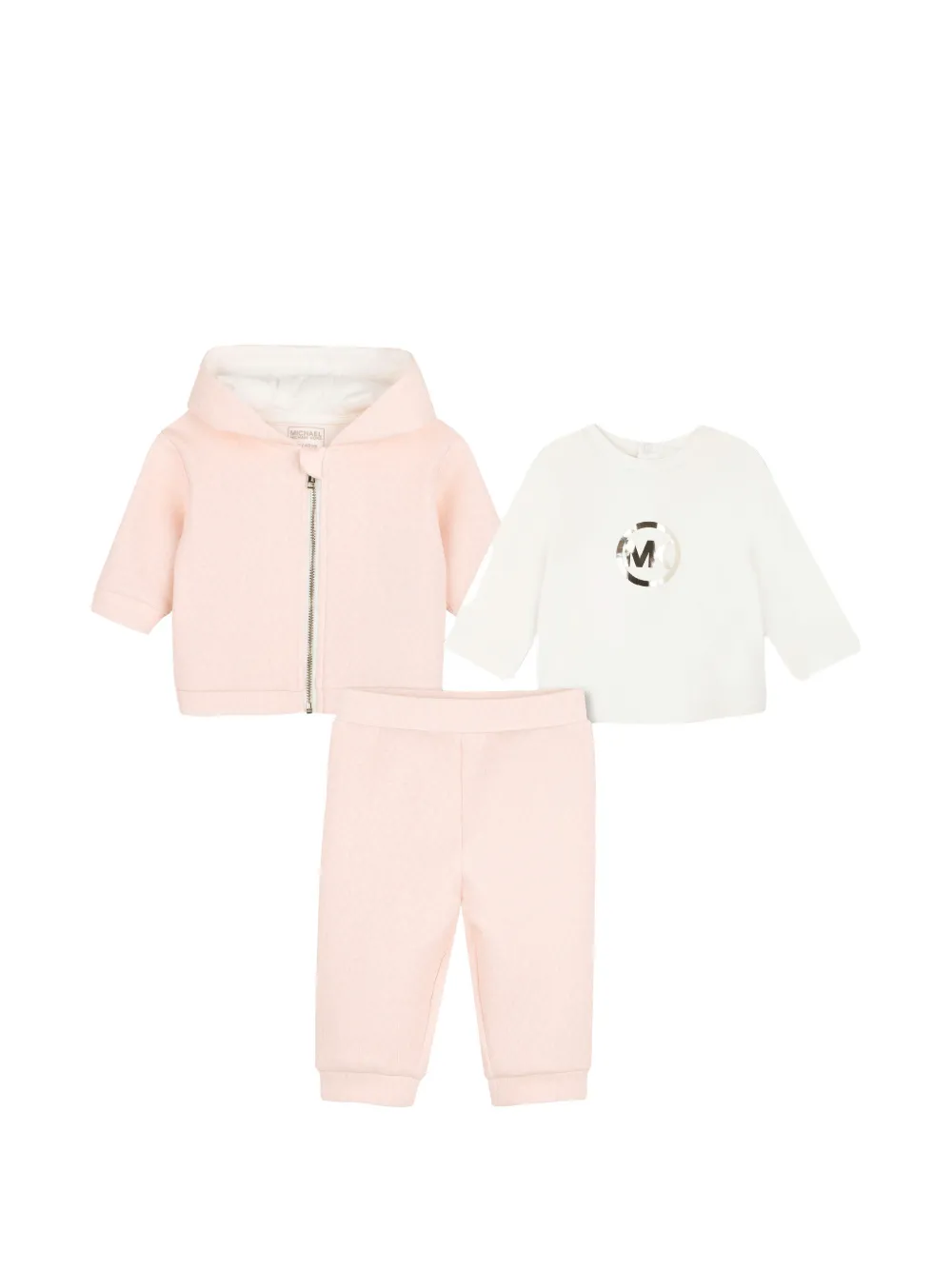 Michael Kors Kids Tuta sportiva con logo - Rosa