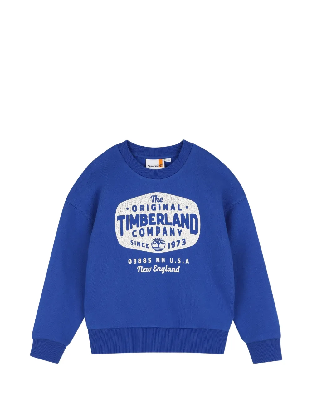 Timberland Kids Maglione girocollo con stampa - Blu