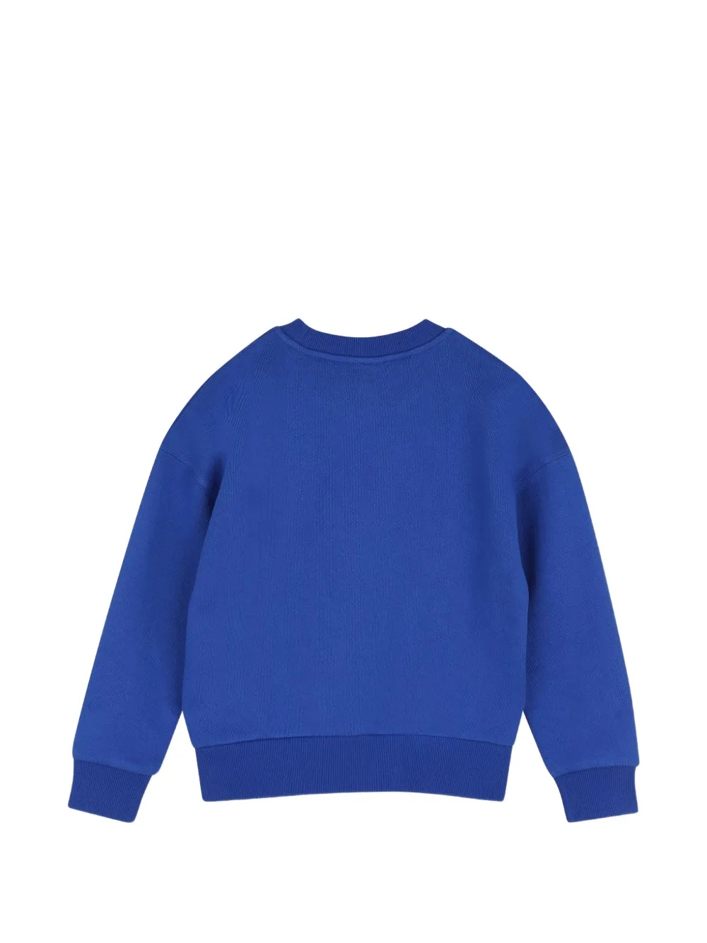 Timberland Kids Trui met logoprint en ronde hals Blauw