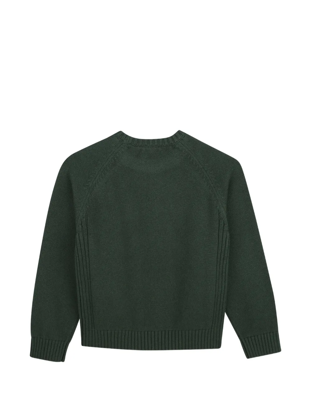 Timberland Kids Trui met logopatch en raglan mouwen Groen