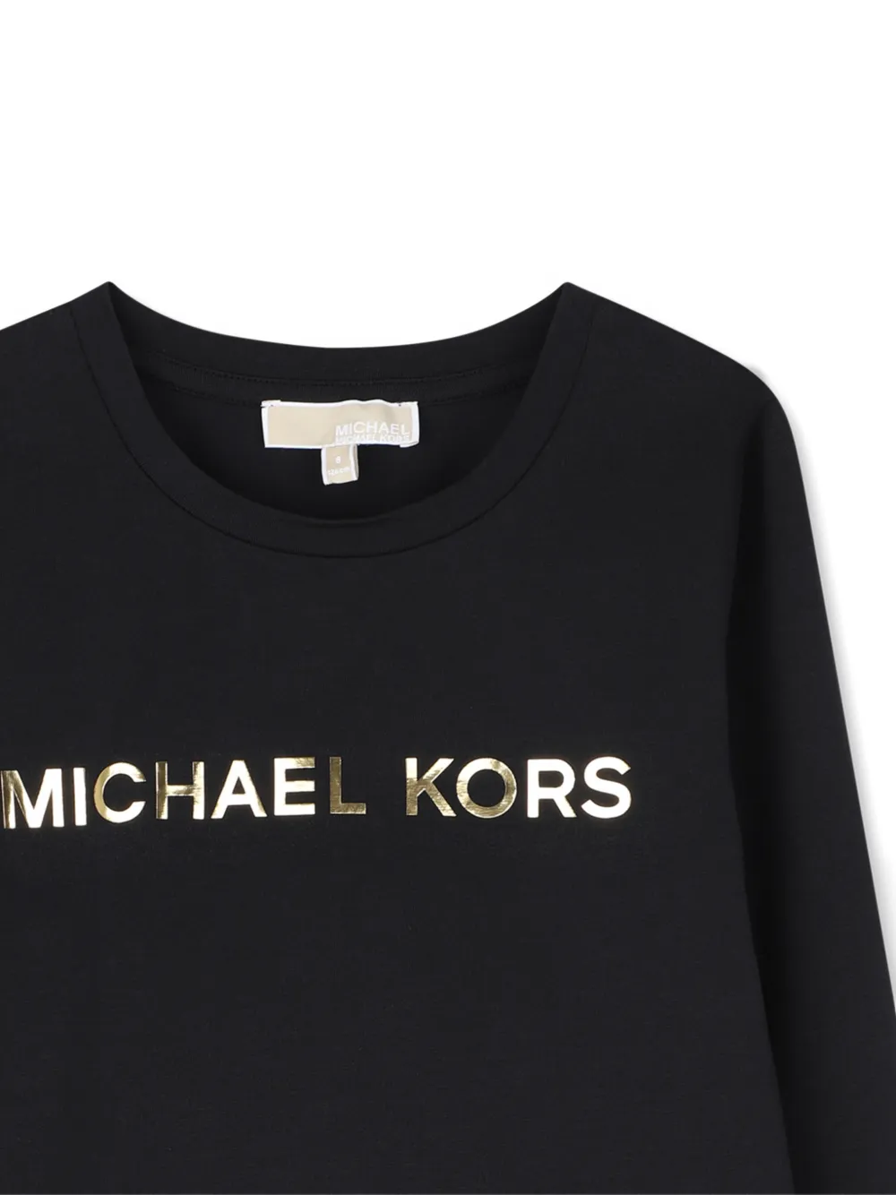 Michael Kors Kids T-shirt met lange mouwen Zwart