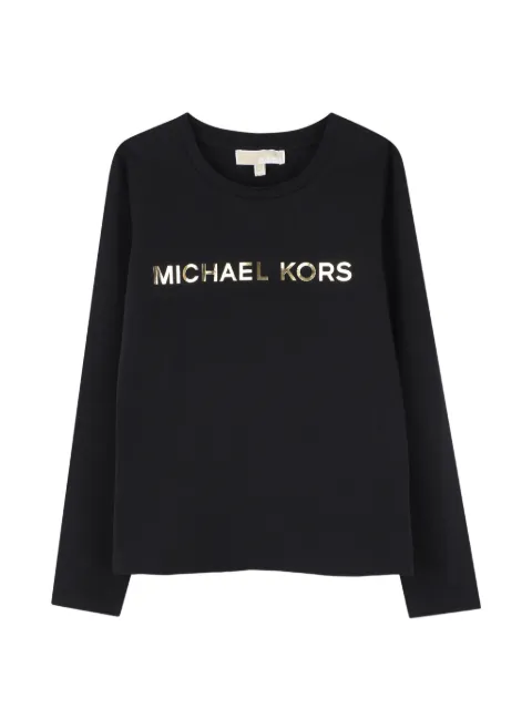 Michael Kors Kids logo-print long-sleeve T-shirt