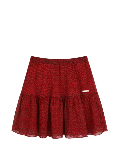 Michael Kors Kids monogram-print ruffled skirt
