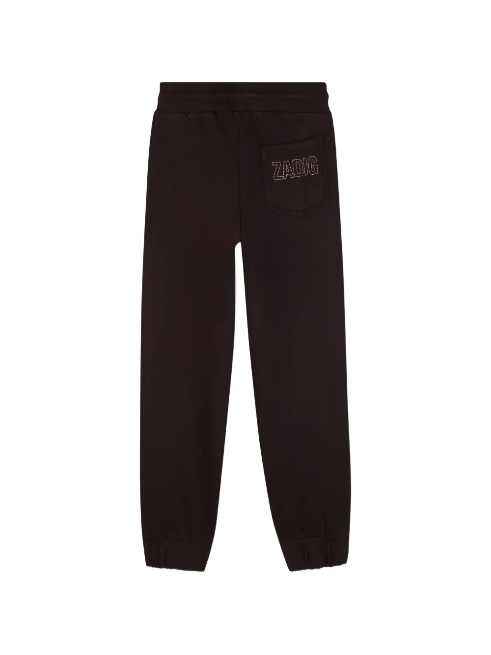 Zadig & Voltaire Kids Trainingsbroek met geborduurd logo Zwart