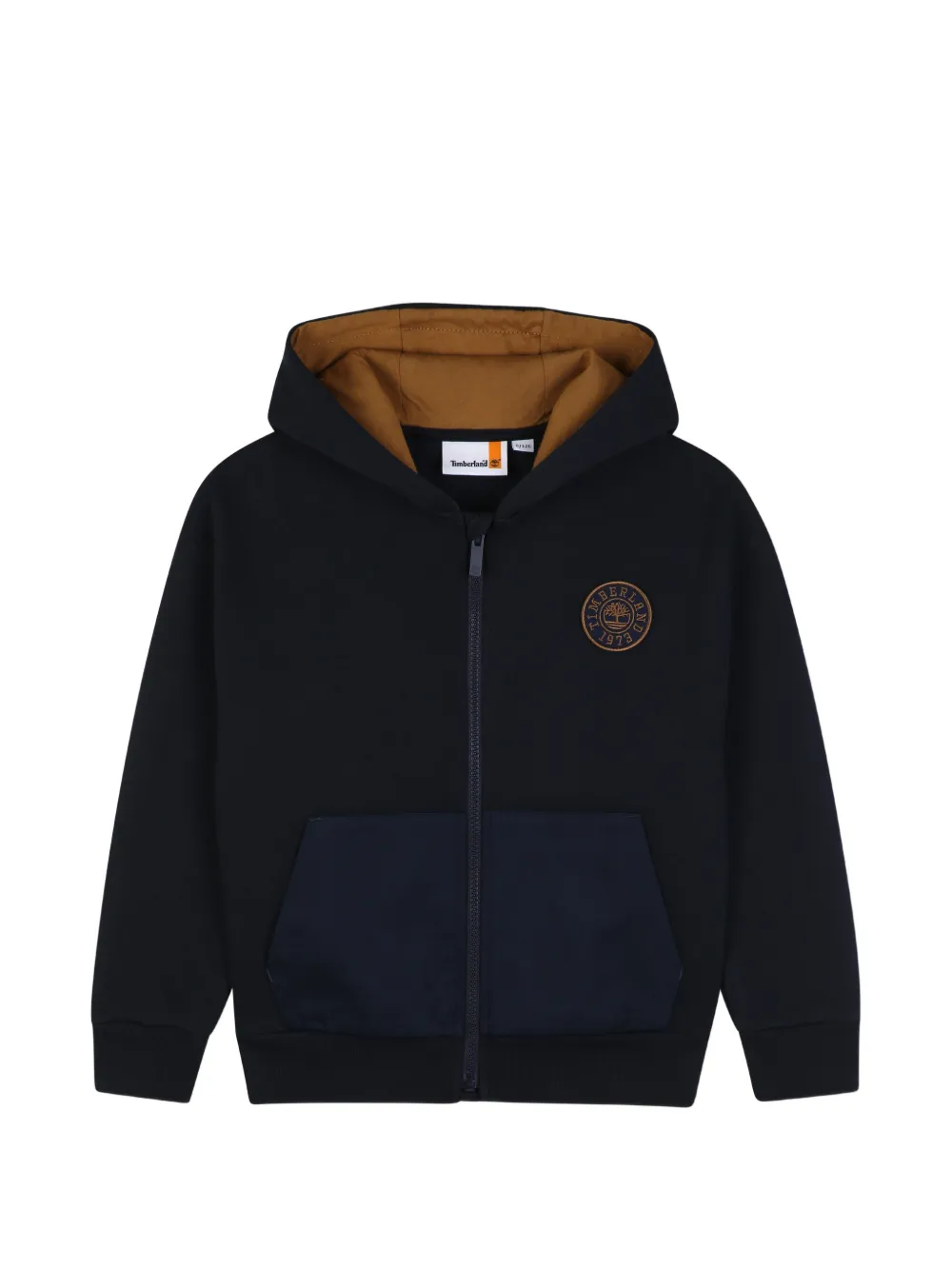 Timberland Kids Felpa con logo e cappuccio - Blu