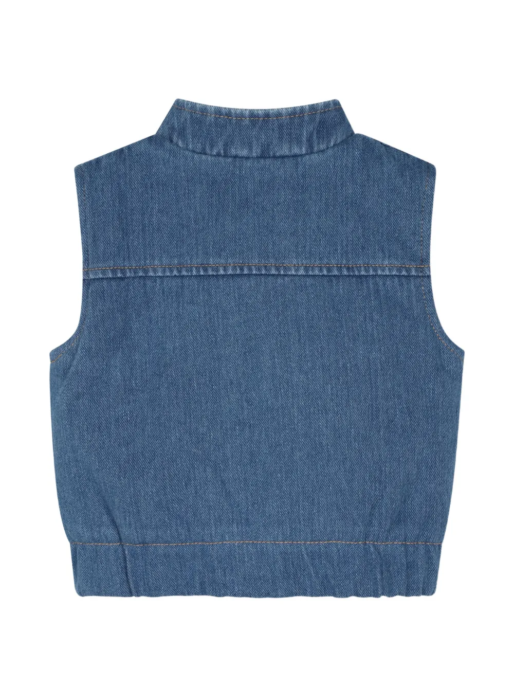 Timberland Kids logoprinten trainingspak en gilet Blauw