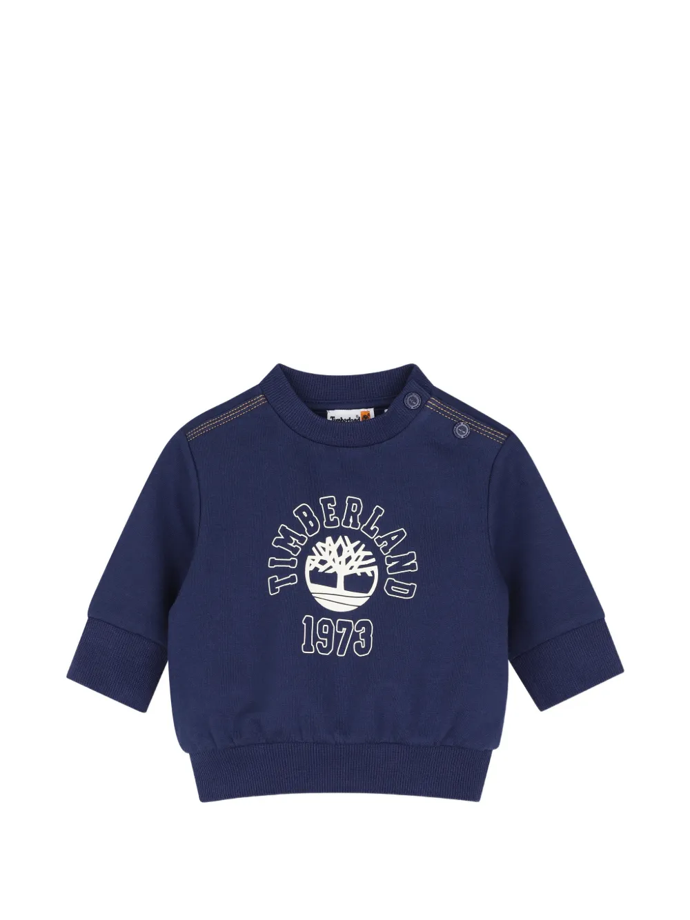 Timberland Kids logoprinten trainingspak en gilet Blauw
