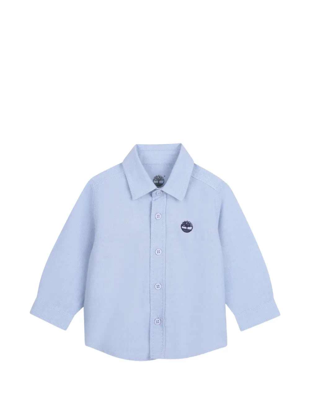 Timberland Kids Hemd mit Logo-Stickerei - Blau