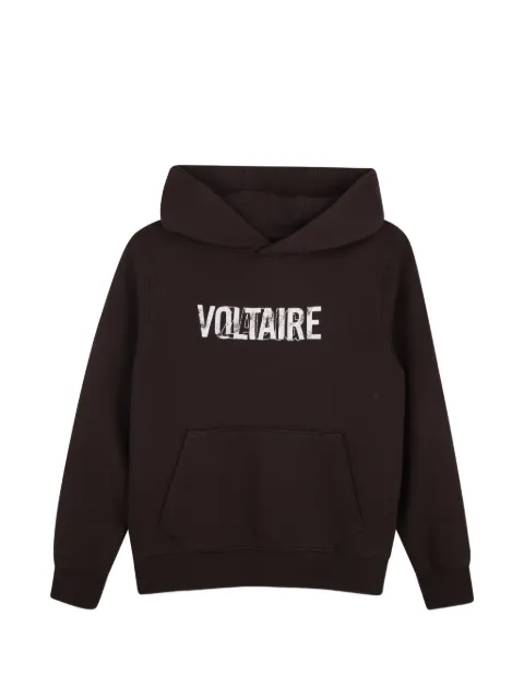 Zadig & Voltaire Kids logo-print hoodie