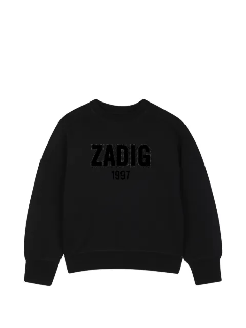 Zadig & Voltaire Kids logo-print sweater