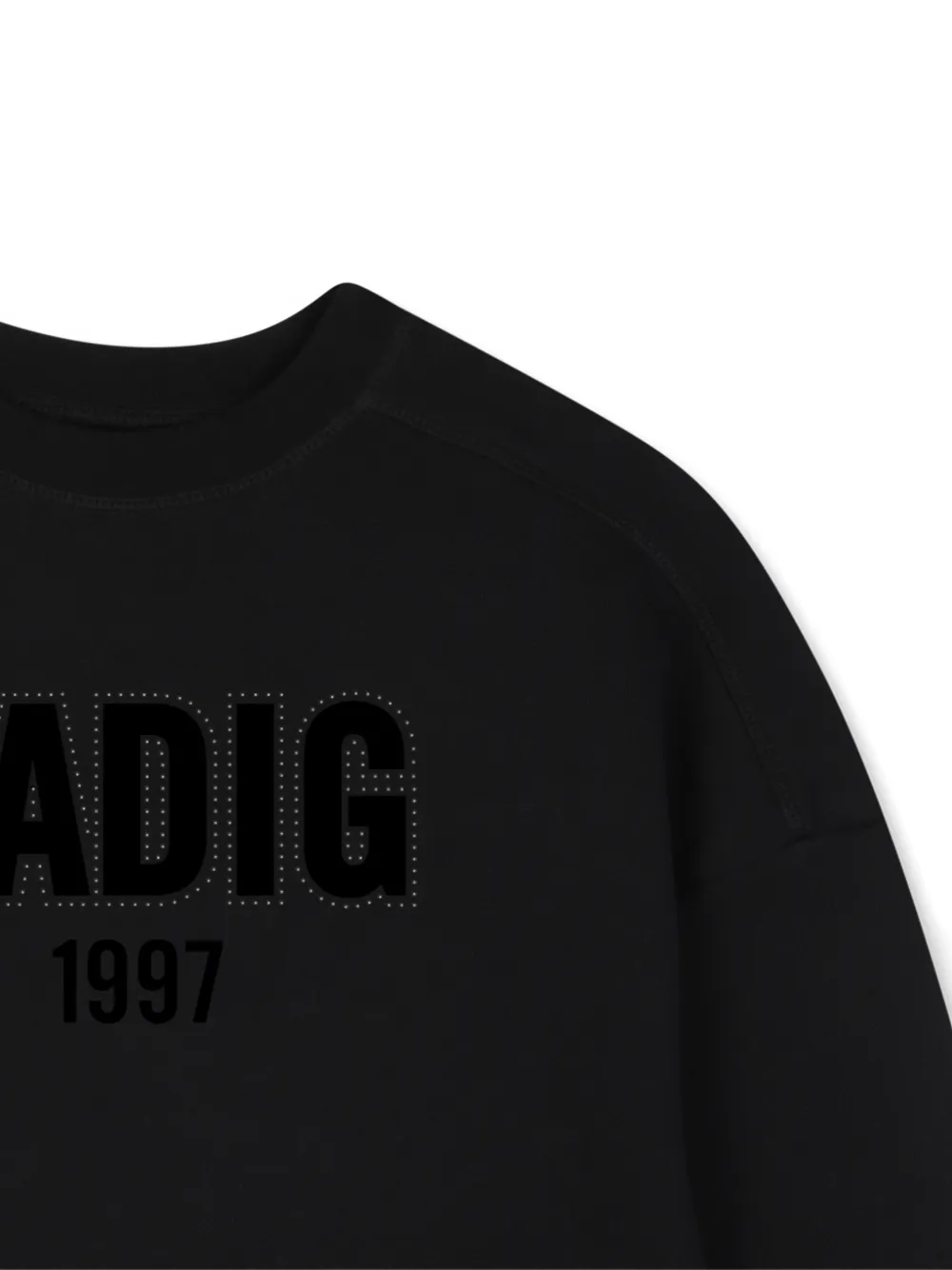 Zadig & Voltaire Kids Trui met logoprint Zwart