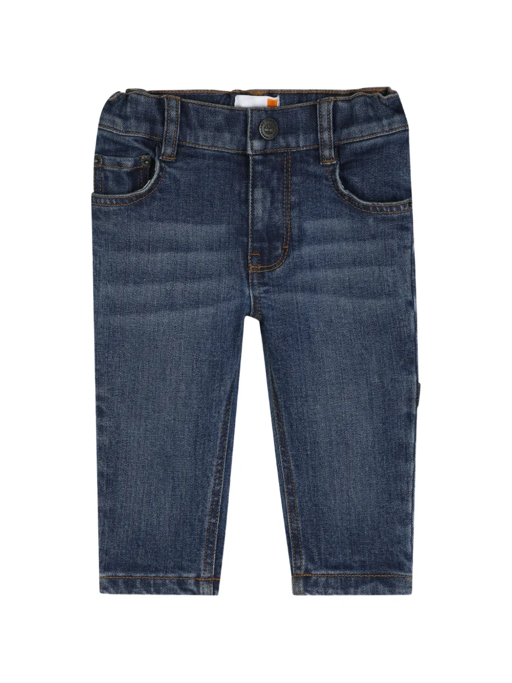 Timberland Kids faded-effect hammer-loop jeans - Blu
