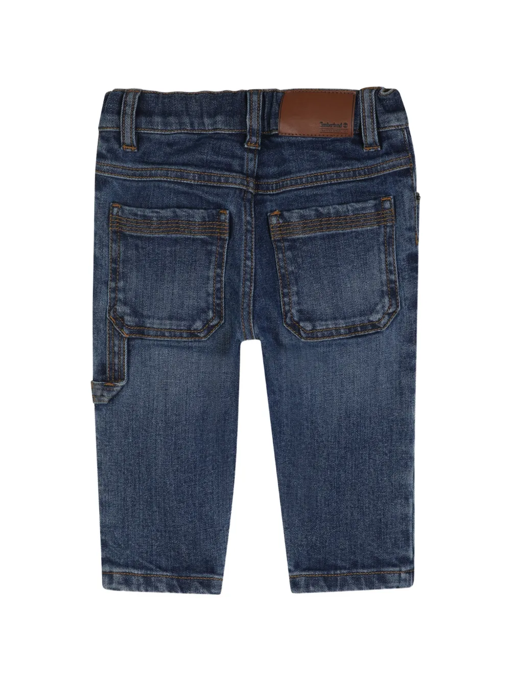 Timberland Kids Jeans met vervaagd effect en hamerlus Blauw