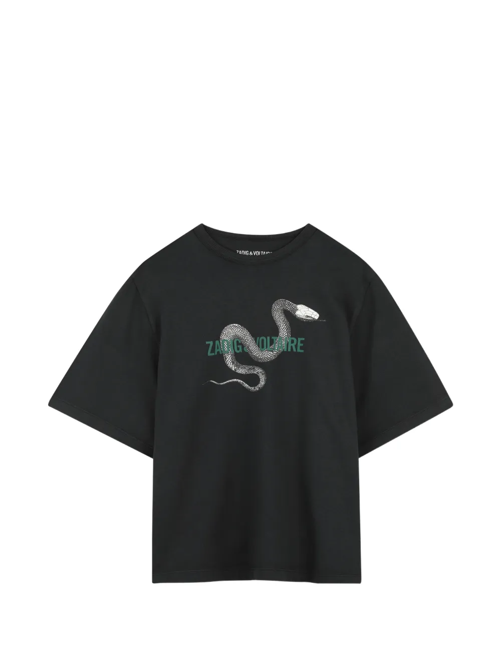 Zadig & Voltaire Kids T-shirt con stampa - Nero
