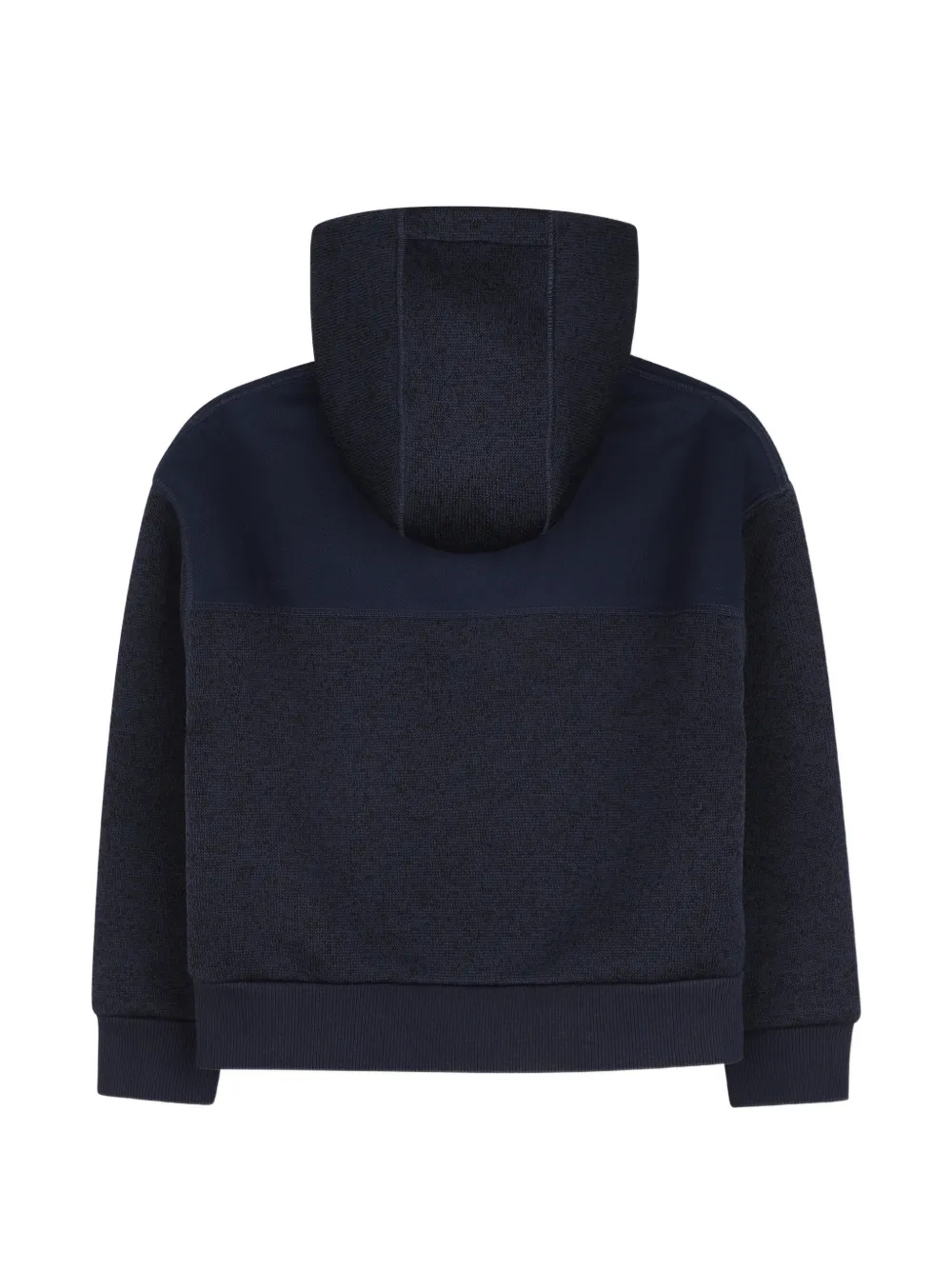 Timberland Kids Hoodie met capuchon en vlakken Blauw
