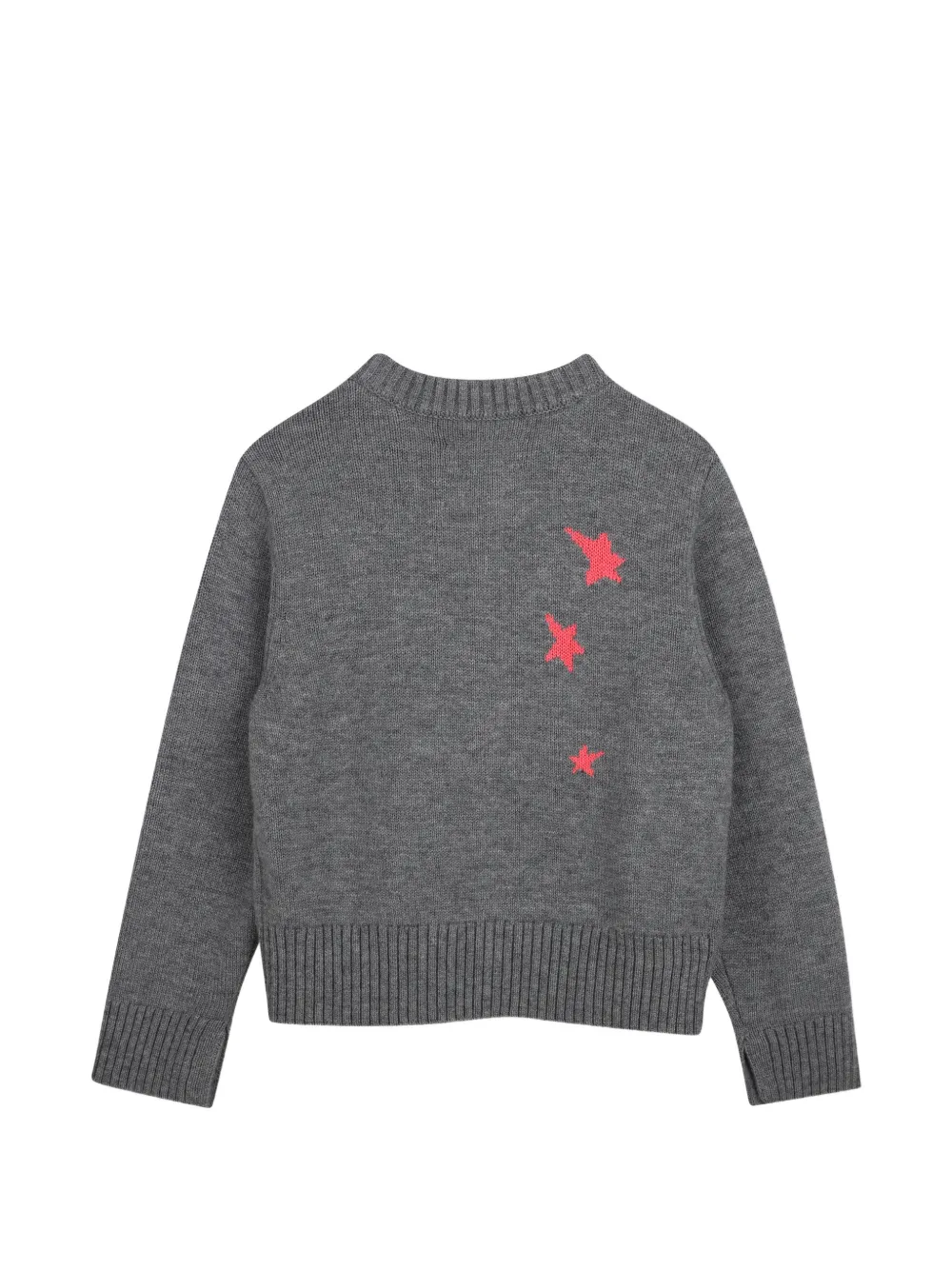 Zadig & Voltaire Kids Trui met knoopsluiting en ster-detail Grijs