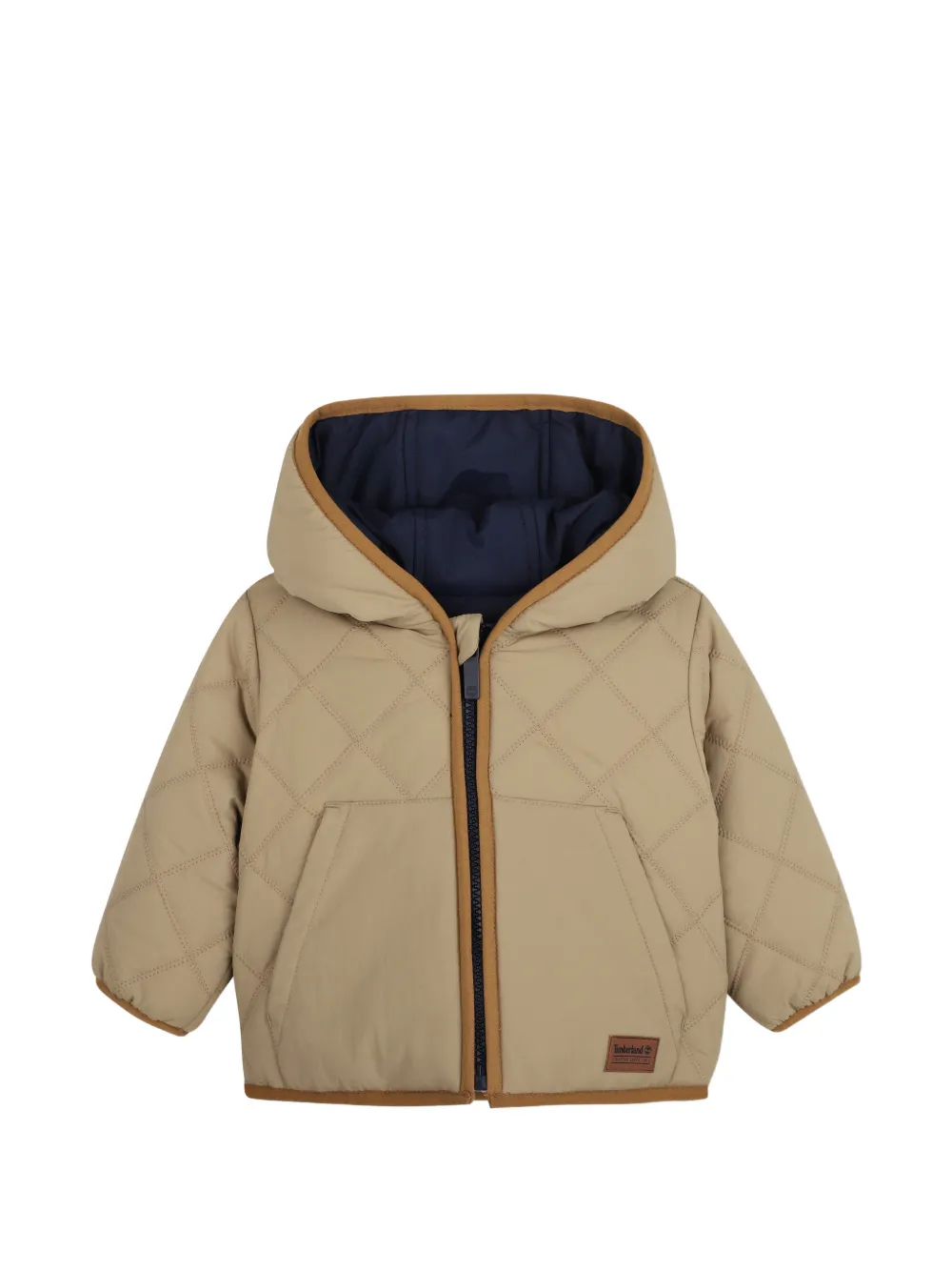 Timberland Kids Omkeerbaar gewatteerd jack Beige