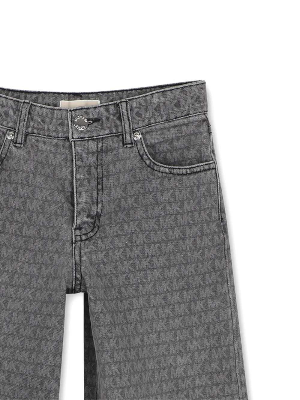 Michael Kors Kids Jeans met logoprint Grijs