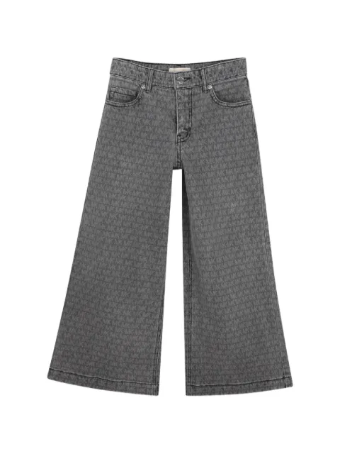 Michael Kors Kids jean ample à logo imprimé