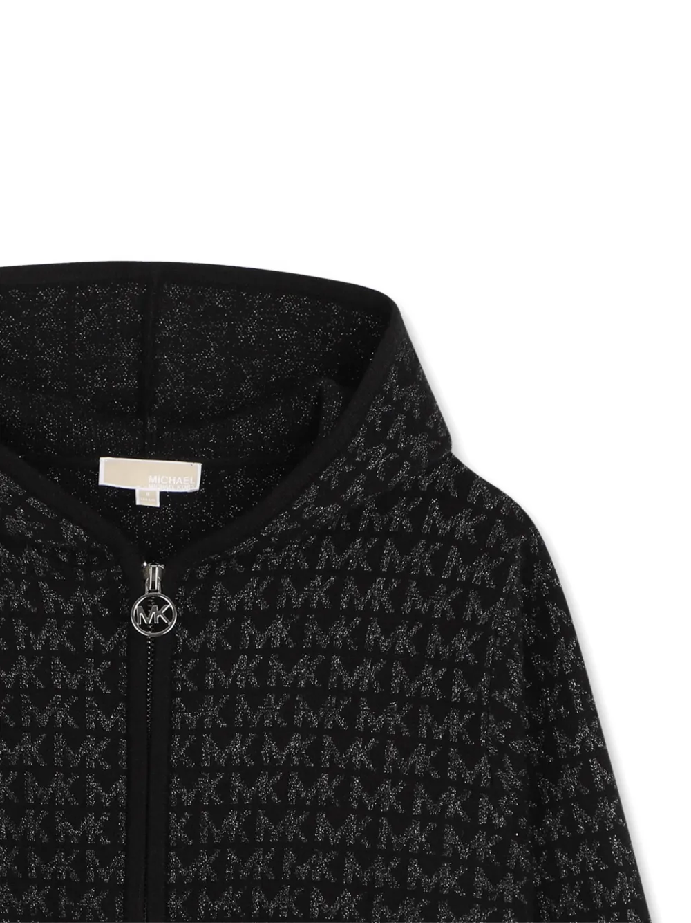 Michael Kors Kids Hoodie met logo patroon Zwart