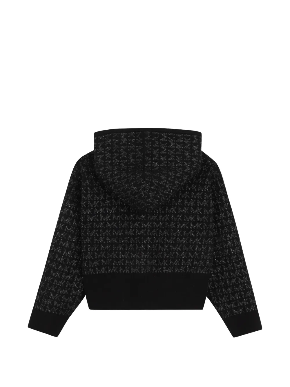 Michael Kors Kids Hoodie met logo patroon Zwart