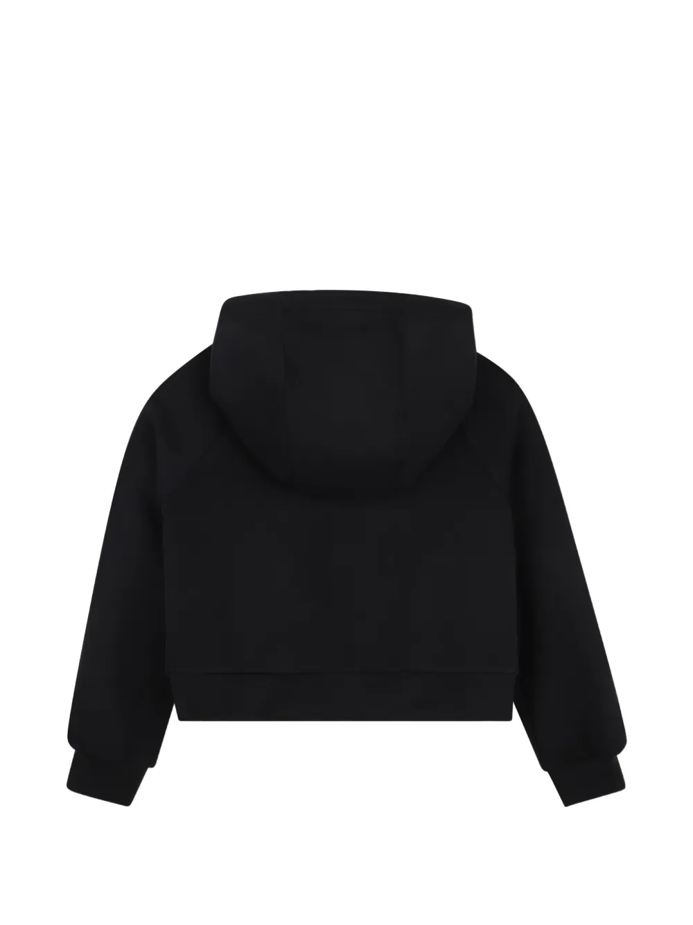 Michael Kors Kids Hoodie met logoband en rits Zwart