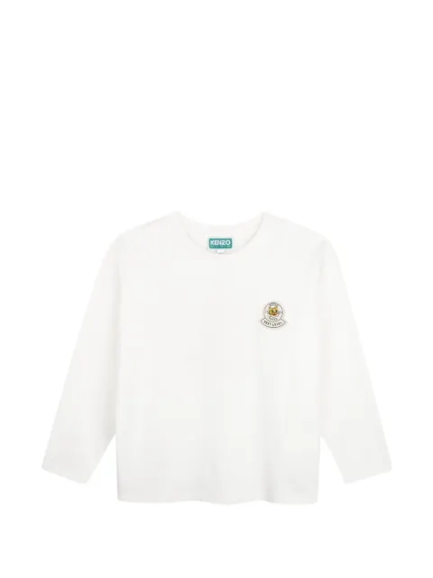 Kenzo Kids playera manga larga con estampado gráfico