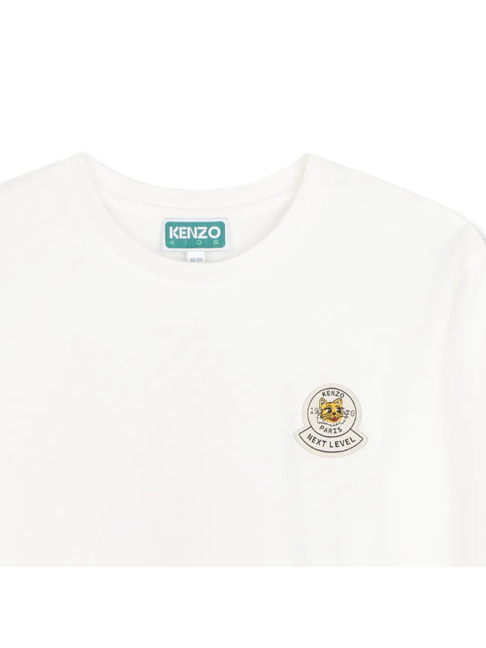 Kenzo Kids T-shirt met grafische print Wit