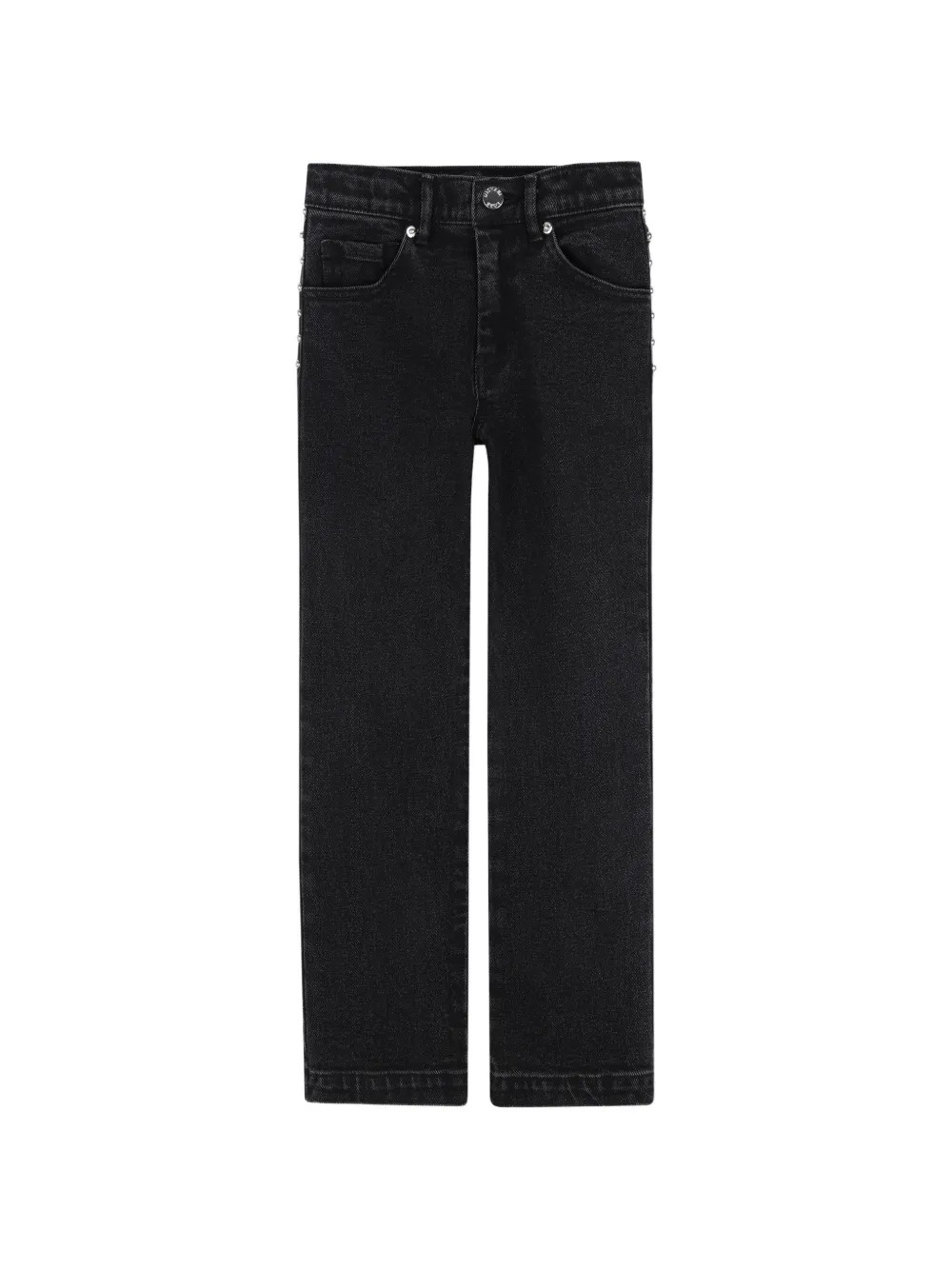 Michael Kors Kids Jeans dritti con borchie - Nero