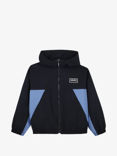 Kenzo Kids Jaqueta de capuz com logo