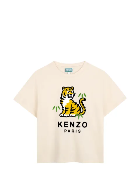 Kenzo Kids playera con estampado de tigre