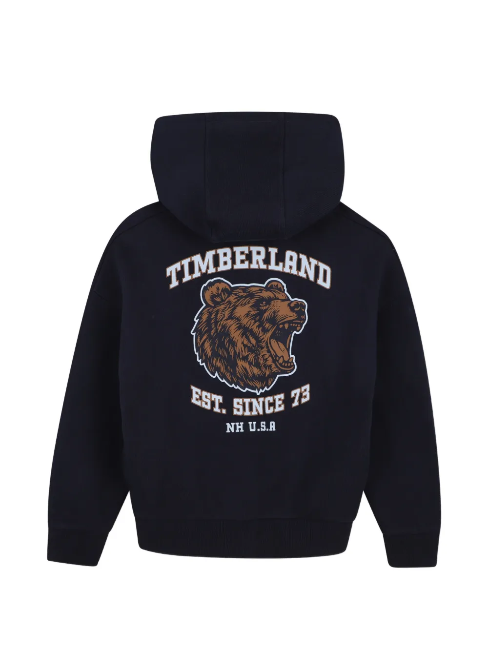 Timberland Kids Hoodie met print Blauw