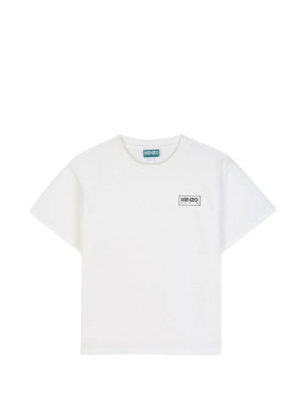 Kenzo Kids logo-print crew-neck T-shirt - Bianco