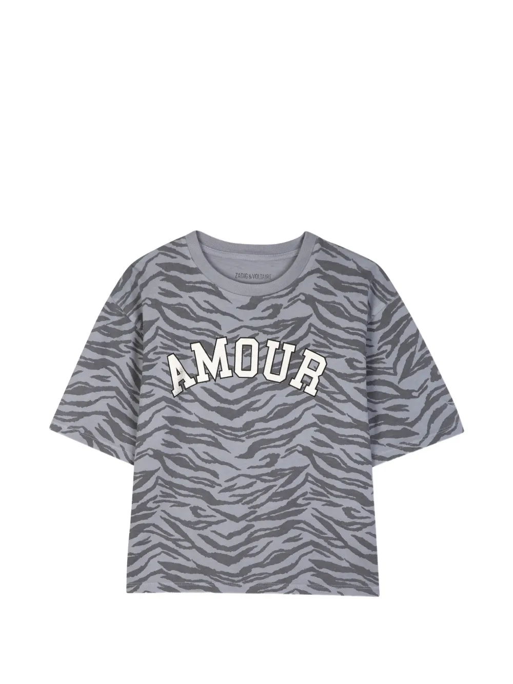 Zadig & Voltaire Kids T-shirt con stampa - Grigio