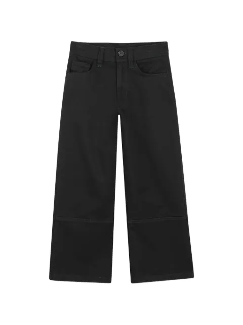 Zadig & Voltaire Kids logo-print wide-leg trousers