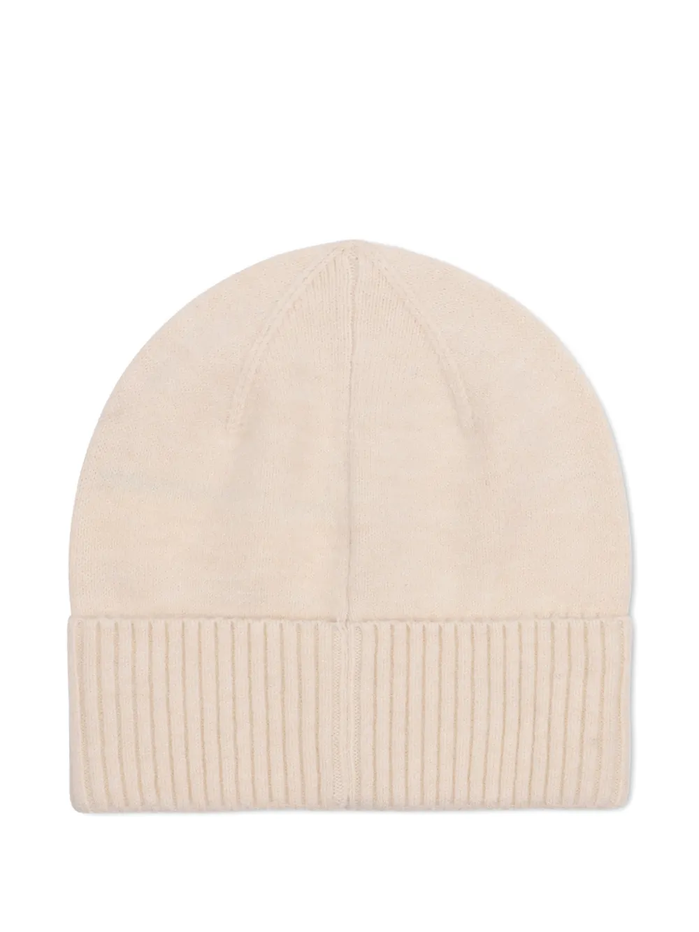 Michael Kors Kids Hoed met geborduurd logo en geribbelde afwerking Beige