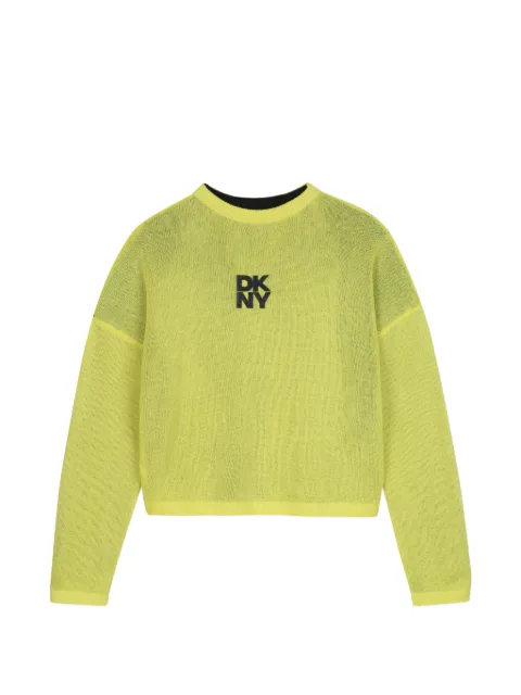 Dkny Kids pull réversible à logo imprimé